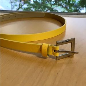 Plus size yellow belt.